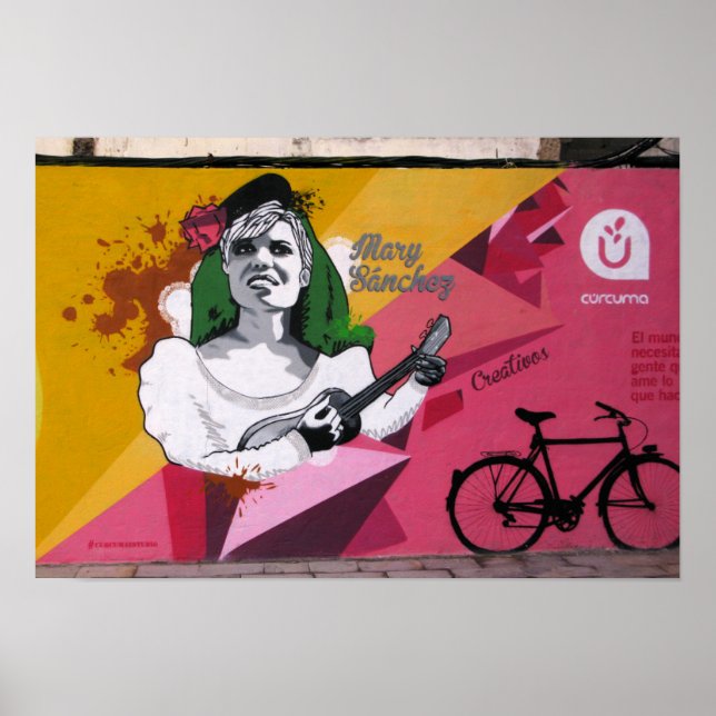 Póster Street Art de Las Palmas (Frente)