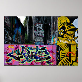 Poster Street Art Grafite Digbeth Birmingham Reino Unido