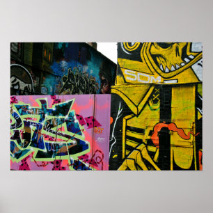 Poster Street Art Grafite Digbeth Birmingham Reino Unido