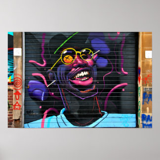 Poster Street Art Grafite Digbeth Birmingham Reino Unido
