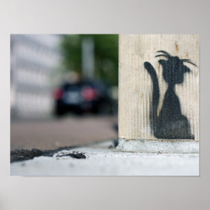 Póster street cat
