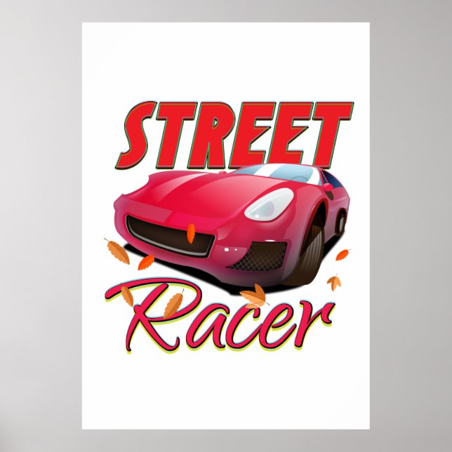 Poster Street Racer (Frente)
