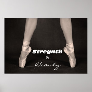 Póster Stregnth e beleza