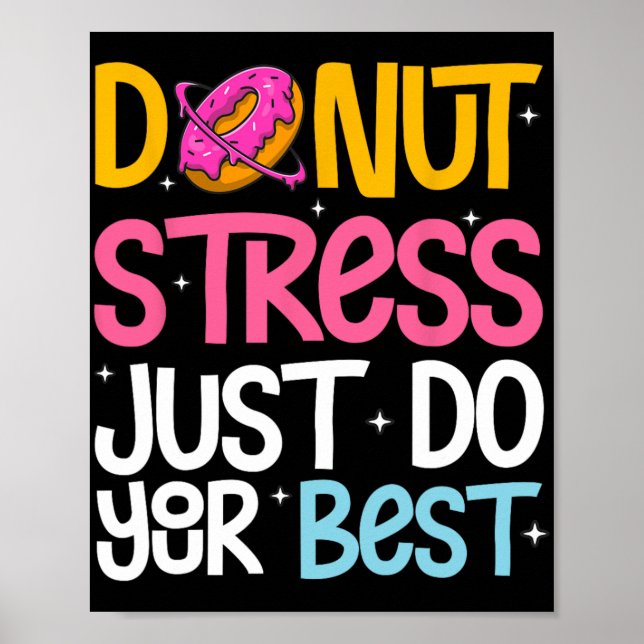 Poster Stress Faz O Melhor Que Puderes, Professora Do Dia (Frente)