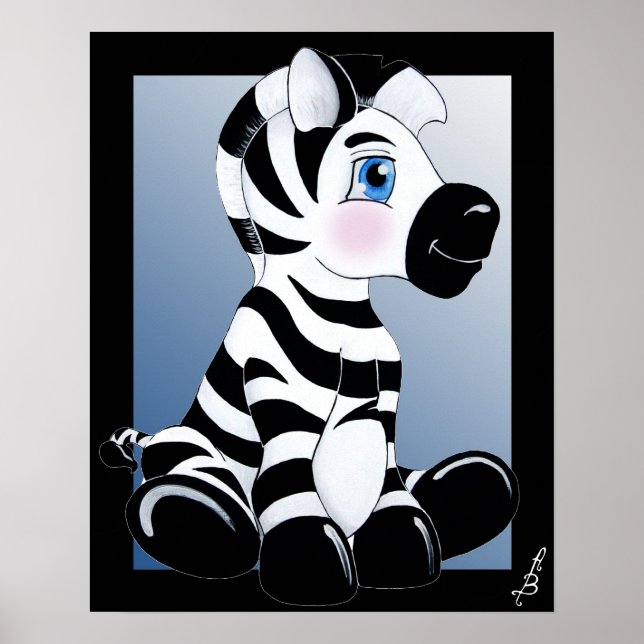 Póster Stripes da Zebra (Frente)