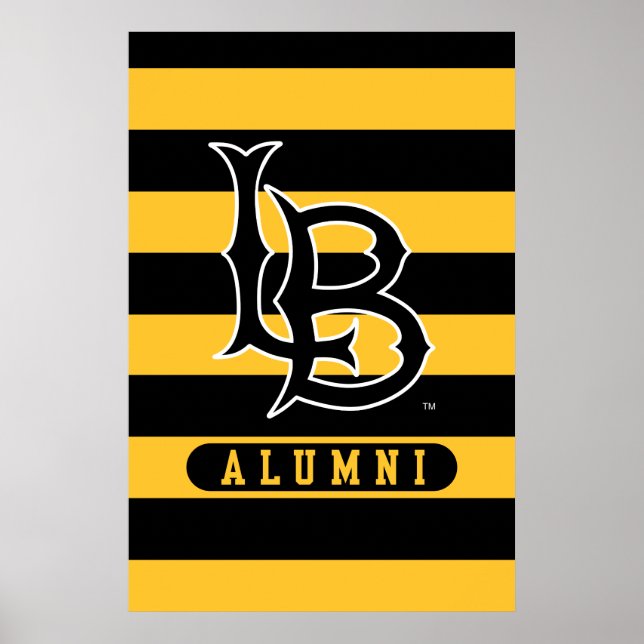Poster Stripes de Alunos de Long Beach State (Frente)