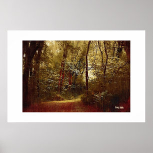 Póster Stroll da floresta
