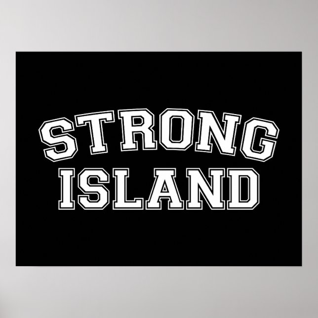 Póster Strong Island, NYC, EUA (Frente)