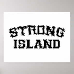 Póster Strong Island, NYC, EUA