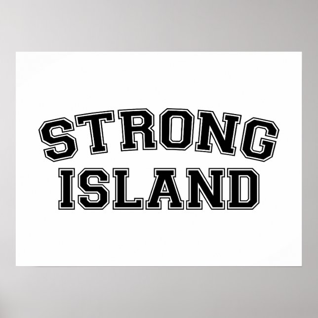 Póster Strong Island, NYC, EUA (Frente)