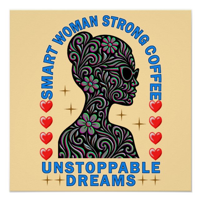 Póster strong woman (Frente)