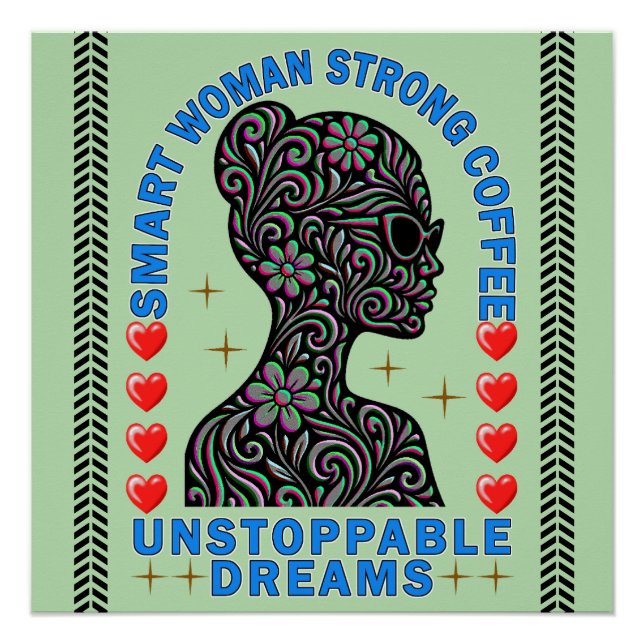 Póster strong woman (Frente)