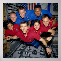 STS-107 Tripulação Retrato tirado a bordo de Colum