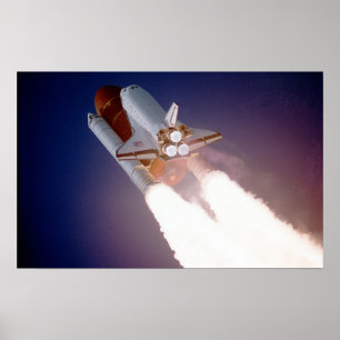 Póster STS-27, Orbiter Atlantis, Liftoff