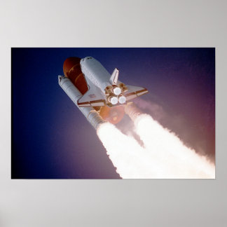 Póster STS-27, Orbiter Atlantis, Liftoff