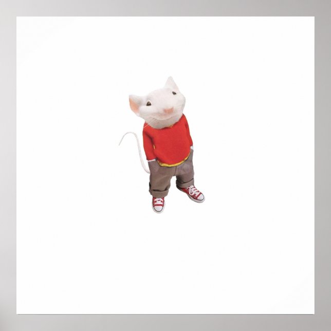 Poster Stuart Little Sticker (Frente)