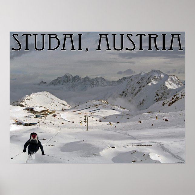 Poster Stubai Glacier (Frente)