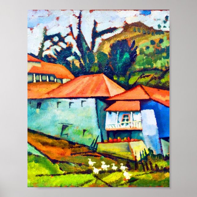 Poster Study A by Amadeo de Souza-Cardoso  (Frente)