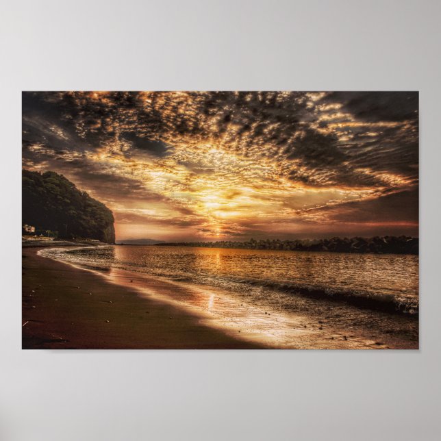 Poster Stuning Beach Sunrise (Frente)