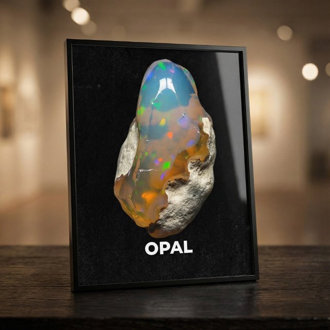 Poster Stunning Natural Opal Gemstone (Criador carregado)