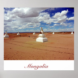 Poster Stupas Na Terra De Shambhala