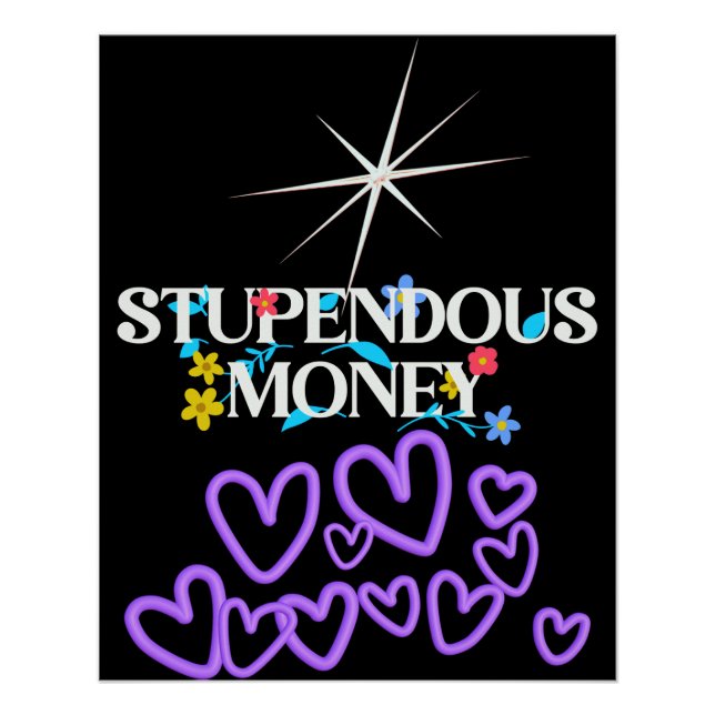 Póster Stupendous Money  (Frente)
