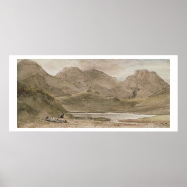 Póster Sty Head Tarn, 12 de outubro de 1800 (Frente)