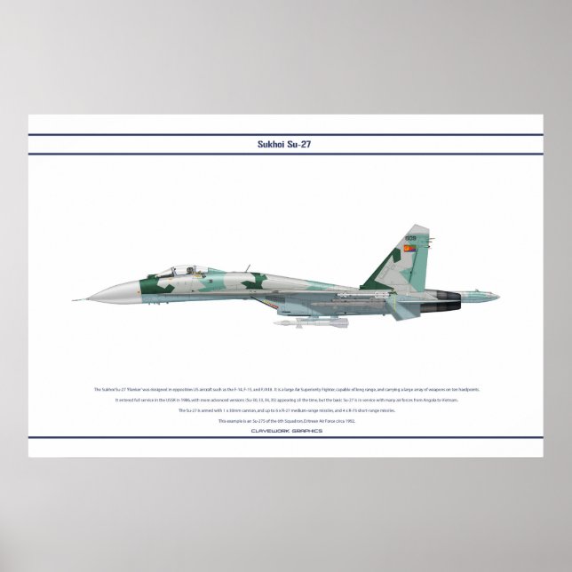 Poster Su-27 Eritreia 1 (Frente)