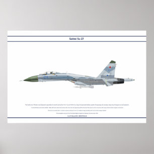 Póster Su-27 Russia 1