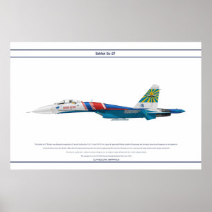 Poster Su-27 Rússia 4
