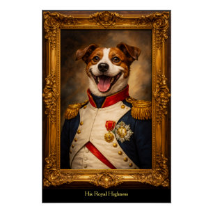 Póster Sua Alteza Real Cachorro