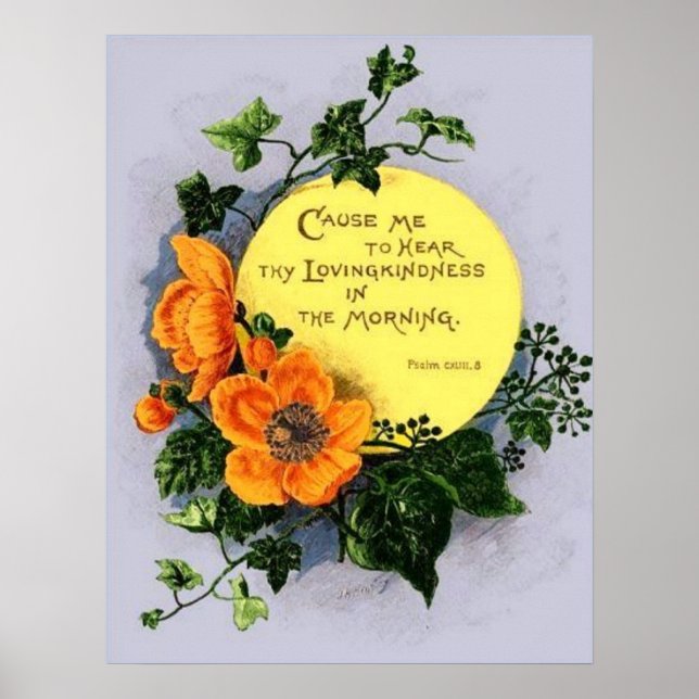 Póster Sua bondade de amor (Frente)