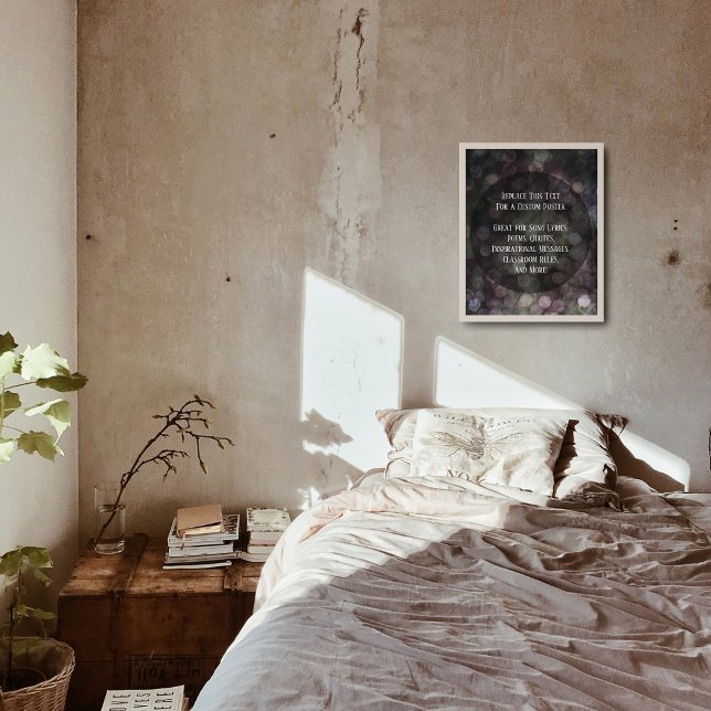 Poster Sua Citação Favorita Arranhou Bolhas De Grunge (Criador carregado)