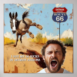 Poster sua foto, chutes, arizona de atleta, burro