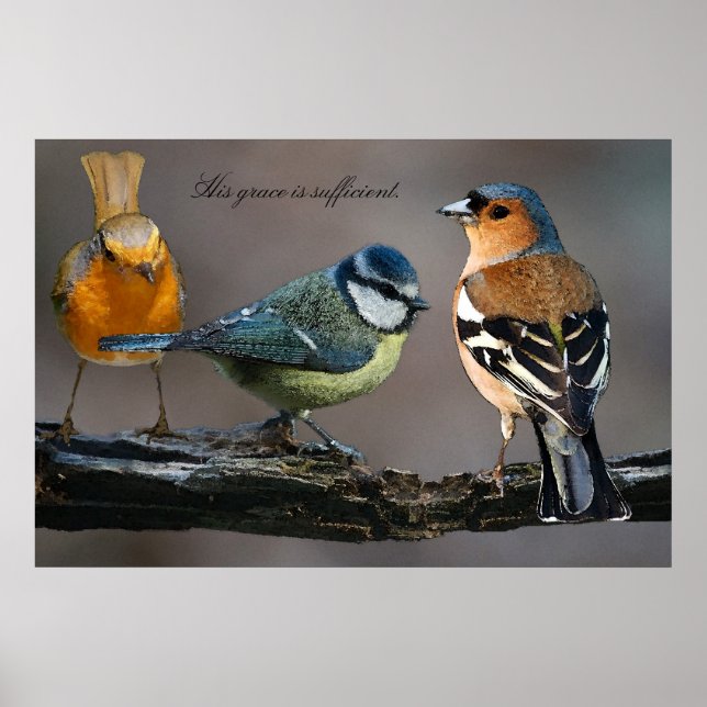 Póster Sua graça é suficiente. (Frente)