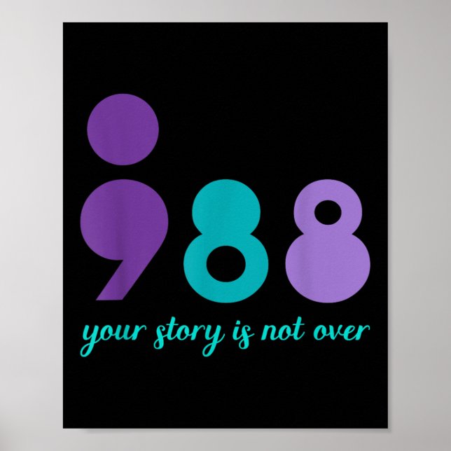 Poster Sua História Não Terminou Fique Bem Saúde Mental S (Frente)