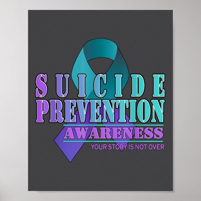 Poster Sua História Não Terminou Fique Consciente Prevenç (Frente)