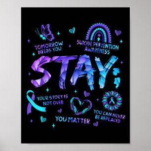 Poster Sua História Não Terminou Fique Consciente Prevenç