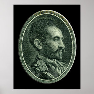 Poster Sua Imperial Majestade Imperador Haile Selassie I
