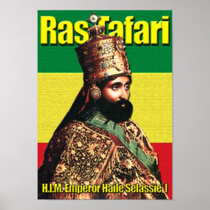 Póster Sua Imperial Majestade Imperador Haile Selassie I