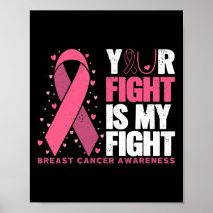 Poster Sua Luta Contra A Consciência Do Cancer Da Família
