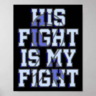 Poster Sua Luta É A Minha Guerra À Sensibilização Para Hi