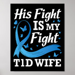 Poster Sua Luta É A Minha Luta Contra A Diabetes T1d Sens