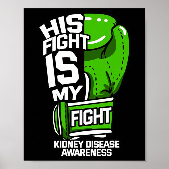 Poster Sua Luta É A Minha Luta Contra A Doença Renal (Frente)