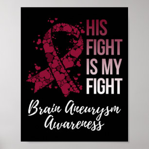 Poster Sua Luta É A Minha Luta Contra O Aneurismo Cerebra