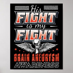 Poster Sua Luta É A Minha Luta Contra O Aneurismo Cérebro