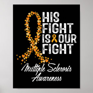Poster Sua Luta É A Nossa Luta Contra A Esclerose Múltipl