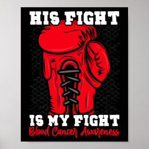 Poster Sua Luta É Minha Luta. Boxe Boxeador Câncer de San