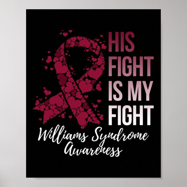 Poster Sua Luta É Minha Luta Contra A Sindromia Williams  (Frente)