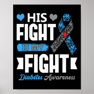 Poster Sua Luta É Minha Luta Contra Diabetes Do Tipo 1 Da
